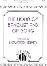 The Hour of Banquet and of Song SATB choral sheet music cover